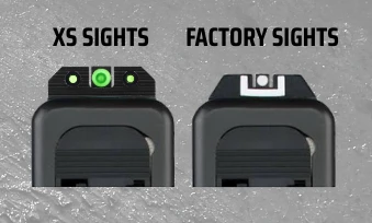 INCREASED SIGHT ACQUISITION VS. FACTORY SIGHTS
