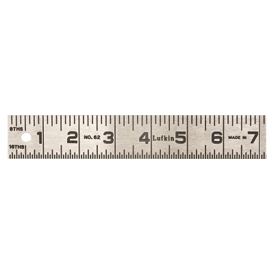 Crescent/Lufkin One-Piece Rulers, 6 ft, Steel (1 EA / EA)