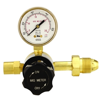 Gentec Flow Gauge Regulators, Argon Ar/CO2, CGA 580 (1 EA / EA)