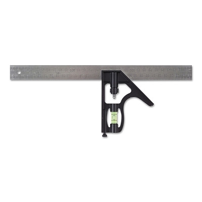 Compination Square 12 Inch Stanley Combination Square, 12 in, Inch/Metric, Die Cast Metal (1 EA / EA)