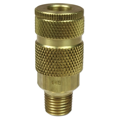 Coilflow ARO Interchange Series Couplers, 3/8 in (NPT) M, Brass (25 EA / BOX)