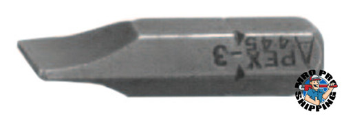 Apex Tool Group Slotted Insert Bits, No 1 to No 2 (25 PK/CS)