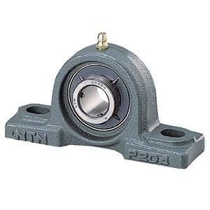 NSK UCP214D1 Light Duty Pillow Block Ball Bearing Unit, 70 mm Dia Bore, 8-9/32 in L Bolt Center-to-Center