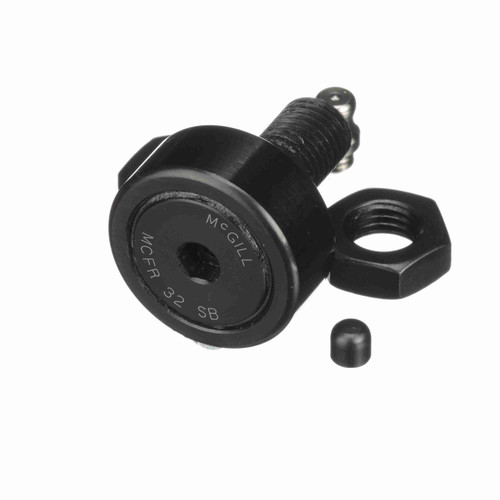 McGill CAMROL® Crowned Metric Cam Follower - Stud Mount Roller - Hex Hole - Sealed - MCFRE 32 SB