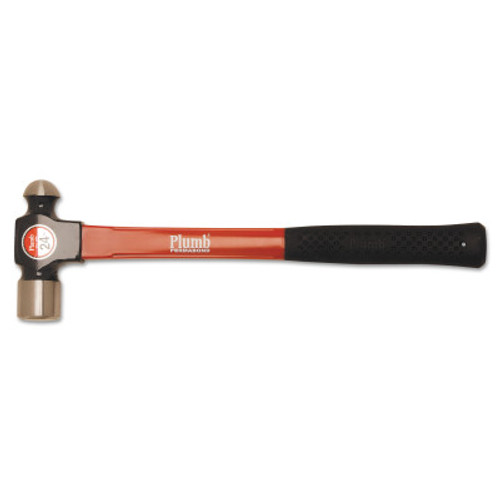 Apex Tool Group Ball Pein Hammer, Fiberglass Handle, 15 in, Forged Steel 32 oz Head (1 EA/EA) Apex Tool Group Ball Pein Hammer, Fiberglass Handle, 15 in, Forged Steel 32 oz Head (1 EA/EA)