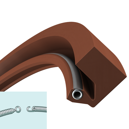 CR Seals 594502 Single Lip Oil Seal - Split, 9.500 in Shaft, 10.500 in OD, 0.500 in Width, HS8 Design, Fluoro Rubber (FKM) Lip Material