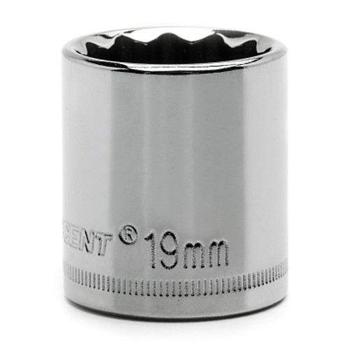 Crescent 12 Point Standard Metric Sockets, 3/8 in Dr, 15 mm Opening (1 EA / EA) Crescent 12 Point Standard Metric Sockets, 3/8 in Dr, 15 mm Opening (1 EA / EA)