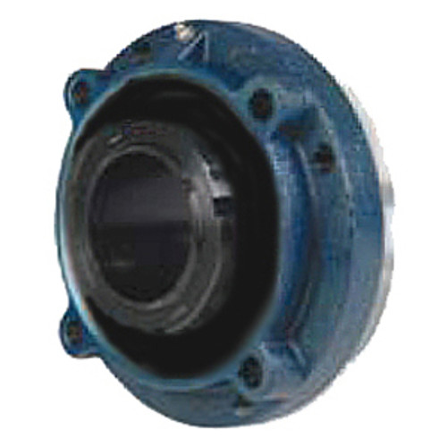 Timken QVFYP12V203SC - 4 Bolt Round Flange Block; 2-3/16" Bore; 6.4" Bolt Circle; 4.51" Bolt Spacing; 1 Piece Solid; V Lock Mount; Cast Steel; Spherical Roller Bearing; 3.14" Length Thru Bore; Relubricatable; Double Lip Viton Seals Timken QVFYP12V203SC - 4 Bolt Round Flange Block; 2-3/16" Bore; 6.4" Bolt Circle; 4.51" Bolt Spacing; 1 Piece Solid; V Lock Mount; Cast Steel; Spherical Roller Bearing; 3.14" Length Thru Bore; Relubricatable; Double Lip Viton Seals