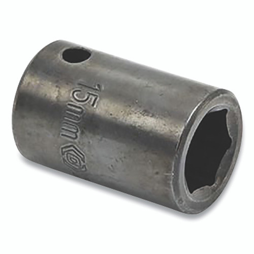 Crescent 6 Point Standard Impact Metric Socket, 1/2 in Drive, 15 mm Opening (6 EA / BX)