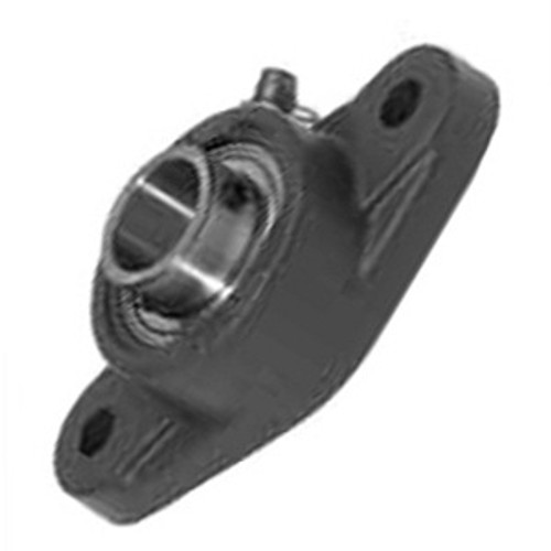 Hub City FB260UR X 2-3/16 FLG BLK BALL BEARING ; 2-3/16" BORE 2 BOLT CAST IRON HOUSING