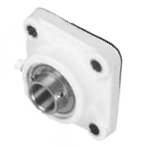 Hub City FB250CTW X 1-1/4S FLG BLK BALL BEARING ; 1-1/4" BORE 4 BOLT THERMOPLASTIC HOUSING