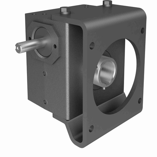 Hub City Cast Iron Single-Reduction Worm Reducer - 213 100/1 R WR 1.438