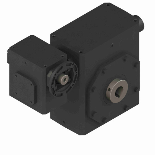 Hub City Cast Iron Double-Reduction Worm Reducer - GW6005 500/1 WR 182TC 2.438
