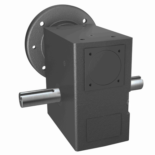 Hub City Cast Iron Single-Reduction Worm Reducer - 384L 50/1 A WR 182TC