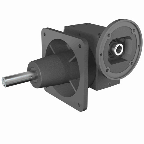 Hub City Cast Iron Single-Reduction Worm Reducer - 328 25/1 L WR 182TC STD FLANGE