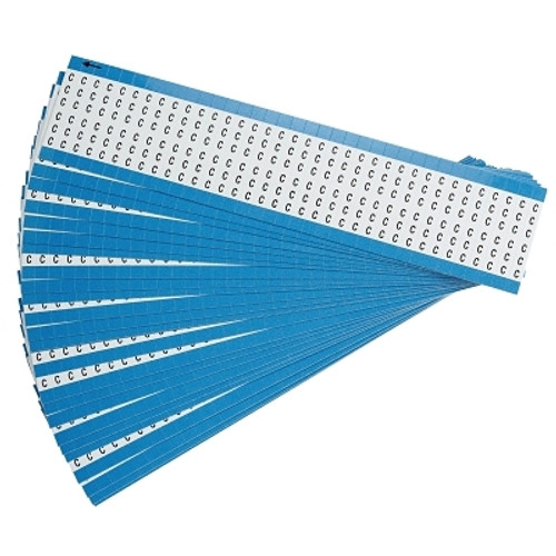 Brady Solid Letters Wire Marker Cards, 9 1/2 in x 1 in, "C", Black on White (1 EA / EA) Brady Solid Letters Wire Marker Cards, 9 1/2 in x 1 in, "C", Black on White (1 EA / EA)