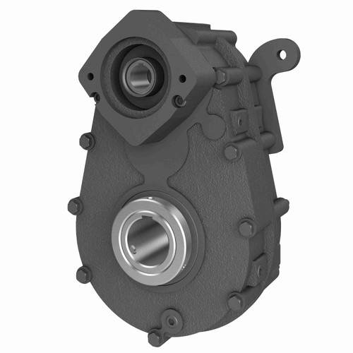 Hub City Cast Iron Parallel Shaft Drive - 1H 10.37/1 H A2 1.938 .875 DIA - 3/16 X 3/32 KW
