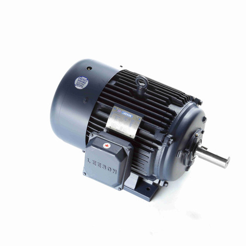 Leeson 10 HP General Purpose Motor, 3 phase, 900 RPM, 208-230/460 V, 284T Frame, TEFC - G150282.22