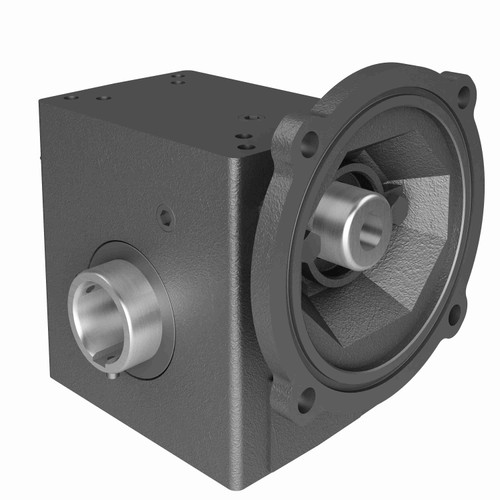 Hub City Cast Iron Single-Reduction Worm Reducer - 215 20/1 B WR 56C 1.188