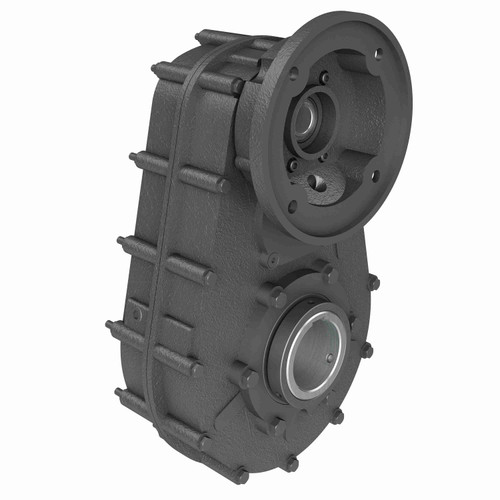 Hub City Cast Iron Parallel Shaft Drive - 4E 23.65/1 S 143TC 2.938 .875 DIA - 3/16 X 3/32 KW