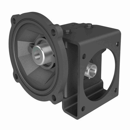 Hub City Cast Iron Single-Reduction Worm Reducer - 136 10/1 R WR 56C .625