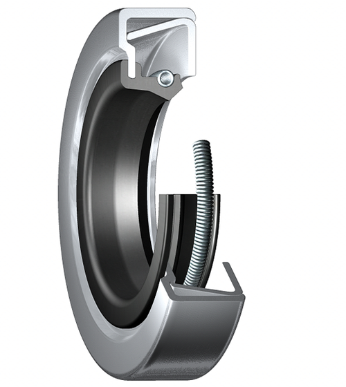 CR Seals 12678 Single Lip Oil Seal - Solid, 1.250 in Shaft, 3.156 in OD, 0.500 in Width, CRSH1 Design, Nitrile Rubber (NBR) Lip Material