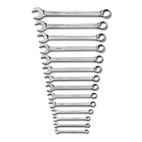GEARWRENCH 24 Pc Reg Pattern Combination Wrench Sets, 6 Point, Metric (1 ST / ST)