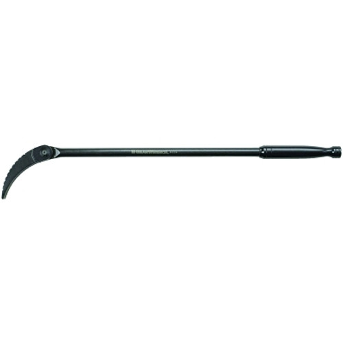 Indexing Pry Bar, Round Stock, 5.5 in L Blade, Smooth Head Profile, 24 in Overall L (1 EA)