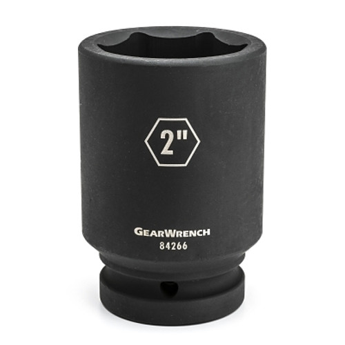 GEARWRENCH 6 Point Deep Impact SAE Sockets, 1 in Dr, 1 11/16 in Opening (1 EA / EA)