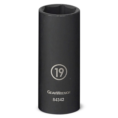 GEARWRENCH 6 Point Deep Impact Metric Sockets, 3/8 in Dr, 13 mm Opening (1 EA / EA)