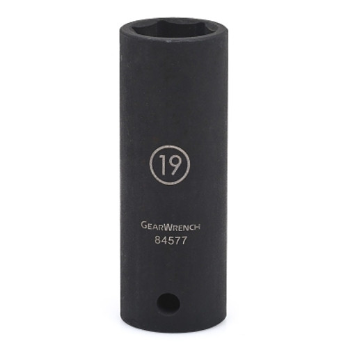 GEARWRENCH 6 Point Deep Impact Metric Sockets, 1/2 in Dr, 23 mm Opening (1 EA / EA)
