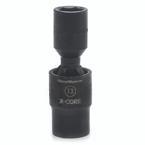 GEARWRENCH 6 Point Standard X-Core Pinless Universal Impact Metric Socket, 1/2 in Drive, 14 mm Opening (1 EA / EA)