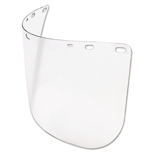 Die Cut Faceshields, Clear, 15 1/2 in x 8 in, Polycarbonate (10 EA / BOX)
