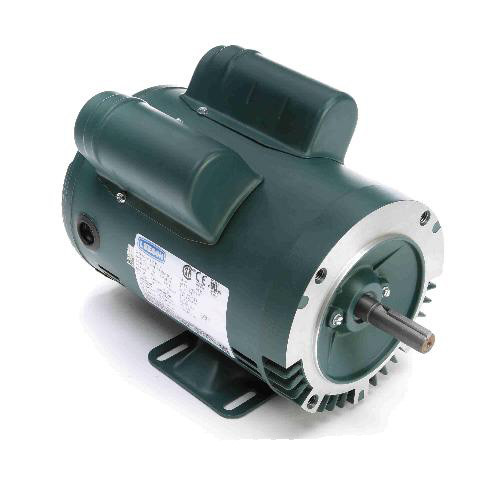 Leeson 1.50 HP General Purpose Motor, 1 phase, 3600 RPM, 115/230 V, 56C Frame, ODP - E116770.00