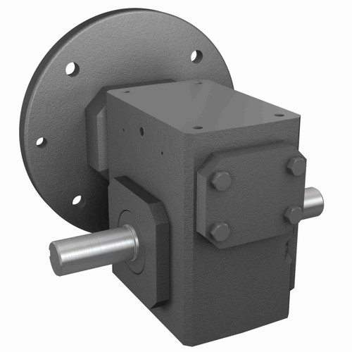 Hub City Cast Iron Single-Reduction Worm Reducer - 244 50/1 A WR 182TC