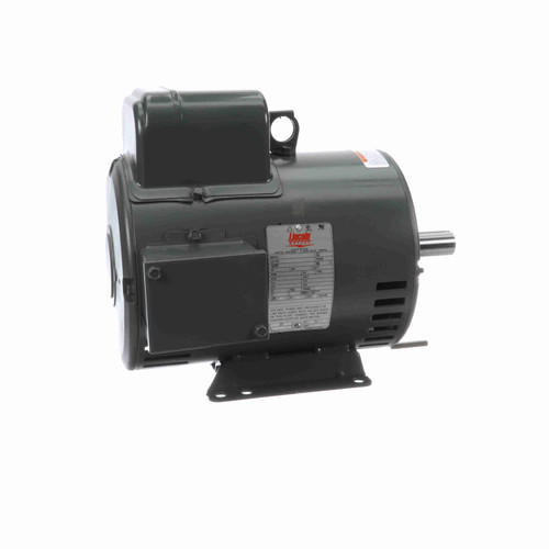 Leeson 5 HP General Purpose Motor, 1 phase, 3600 RPM, 208-230 V, 184T Frame, ODP - LM24681