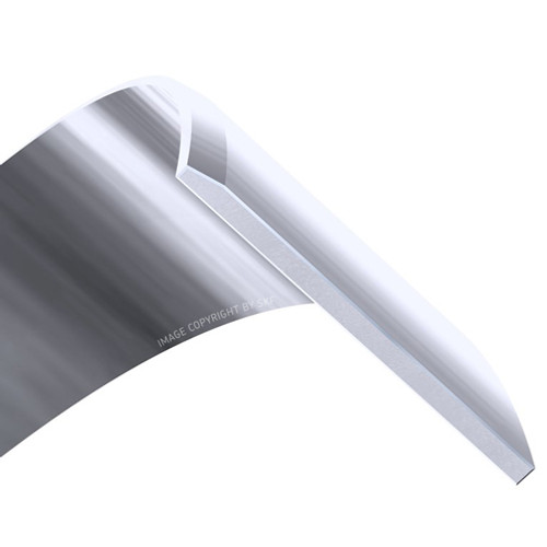 CR Seals 83760 Thick Wall Wear Sleeve - 9.646 in Shaft Dia., 1.732 in Width, Chromium-Plated Carbon Steel Material