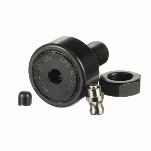 McGill CAMROL® Cylindrical Metric Cam Follower - Stud Mount Roller - Hex Hole - Sealed - MCFR 30 SBX