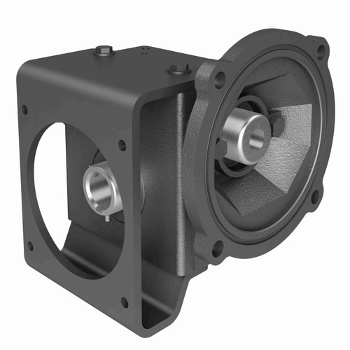 Hub City Cast Iron Single-Reduction Worm Reducer - 186 80/1 L WR 56C 1.000