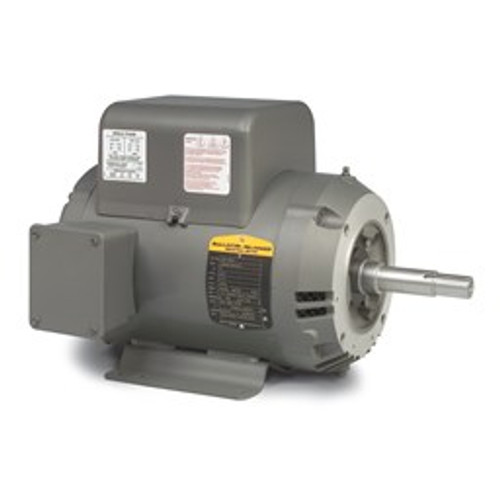 Baldor-Reliance JML1409T 5HP, 3500RPM, 1PH, 60HZ, 184JM, 3634LC, OPEN, F