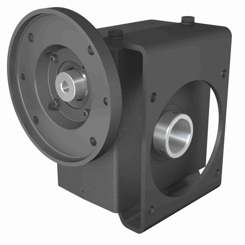 Hub City Cast Iron Single-Reduction Worm Reducer - 386L 60/1 R WR 182TC 1.938