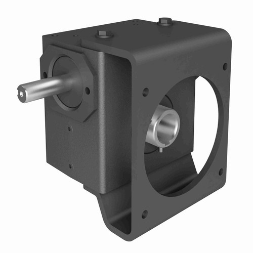 Hub City Cast Iron Single-Reduction Worm Reducer - 183 100/1 R WR 1.000