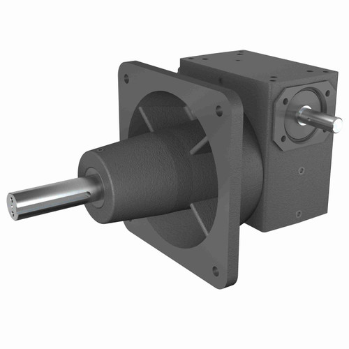 Hub City Cast Iron Single-Reduction Worm Reducer - 327 5/1 L WR STD FLANGE