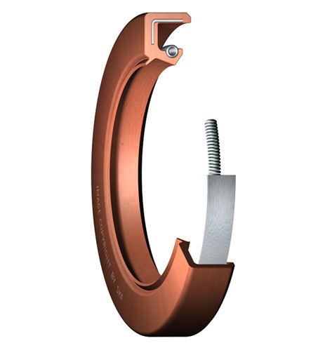 CR Seals 32X52X8 HMSA7 S Double Lip Oil Seal - Solid, 32 mm Shaft, 52 mm OD, 8 mm Width, HMSA7 Design, Silicone Rubber (MVQ) Lip Material