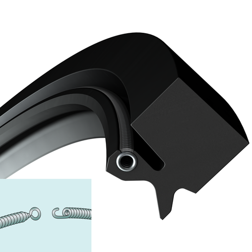CR Seals 558091 Double Lip Oil Seal - Split, 46.000 in Shaft, 47.500 in OD, 0.950 in Width, HSA8 Design, Carboxylated Nitrile Rubber (XNBR) Lip Material