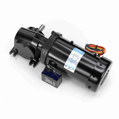 Leeson 0.16 HP AC Gearmotor, 1 phase, 340 RPM, 110 V, 38 Frame, TEFC - M1145041.00