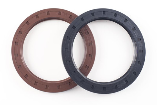 National Oil Seals 410519 410000 Multi-Lip Plain Round Oil Seal With Loaded Spring, 2-1/2 in ID x 3.256 in OD, 1/2 in W, Nitrile Lip, 60 to 80 Durometer, Domestic