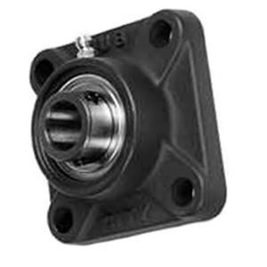 Hub City FB250DRW X 1-11/16 FLG BLK BALL BEARING ; 1-11/16" BORE 4 BOLT DI HOUSING