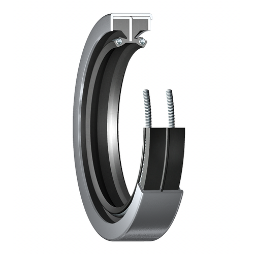 CR Seals 530864 Double Lip Oil Seal - Solid, 50.000 in Shaft, 52.000 in OD, 1.625 in Width, HDSD1 Design, Nitrile Rubber (NBR) Lip Material