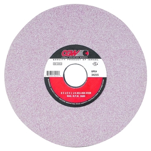 CGW Abrasives Tool & Cutter Wheels, Ceramic, Type 1, 12 X 1, 5" Arbor, 46, H (2 EA / BOX)